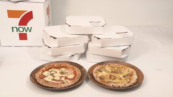 セブン―イレブンが8月から宅配ピザに参入　焼きたてを最短20分でお届け　ペットボトル飲料やティッシュなど日用品も配達｜FNNプライムオンライン