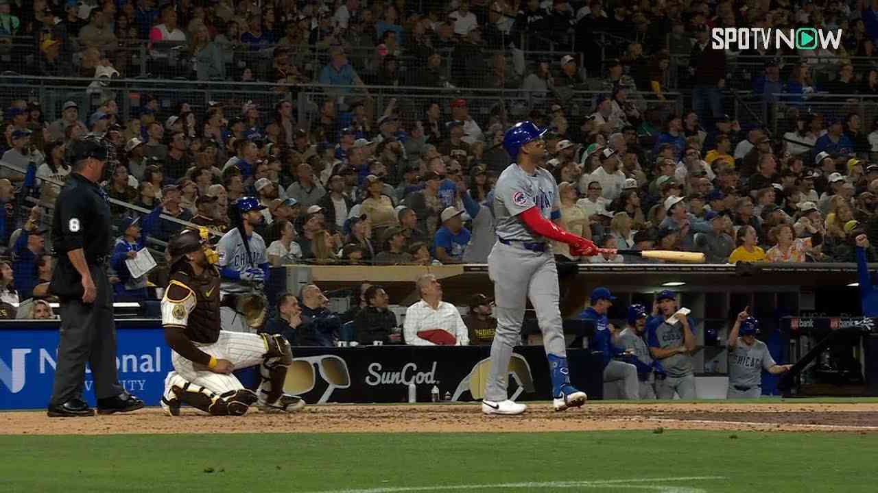【MLB 速報】カブス・モレル今季第3号はキャリア初となるグランドスラム！ベンチで今永と抱き合い喜びを爆発！vs.パドレス 4.10 - YouTube