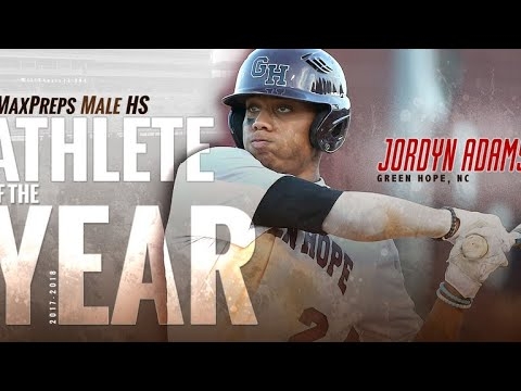 2017-18 MaxPreps Male HS Athlete of the Year - Jordyn Adams - YouTube