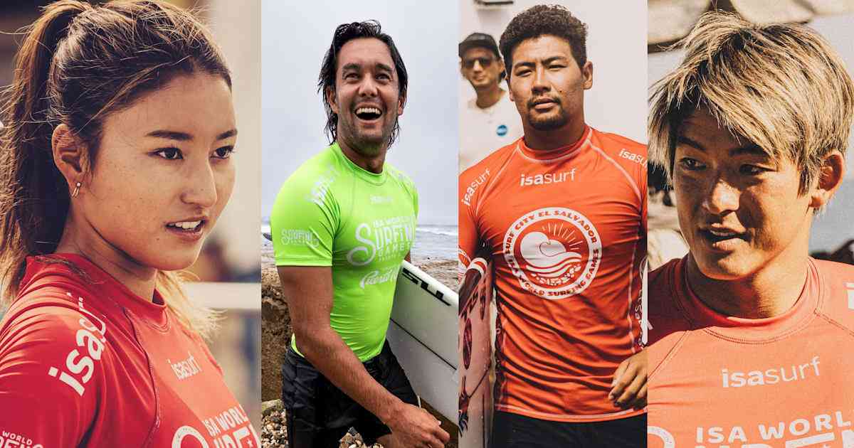 サーフィン・パリ2024日本代表メンバー4選手を一挙紹介！