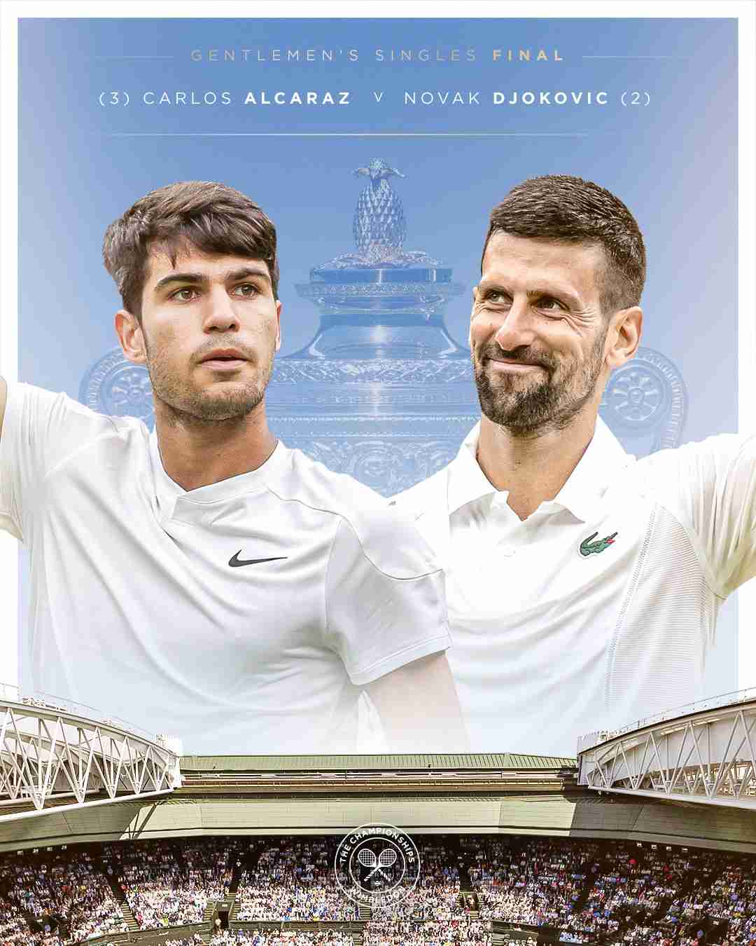 【実況・感想】ウィンブルドンテニス2024🎾男子シングルス決勝「カルロス・アルカラス×ノバク・ジョコビッチ」