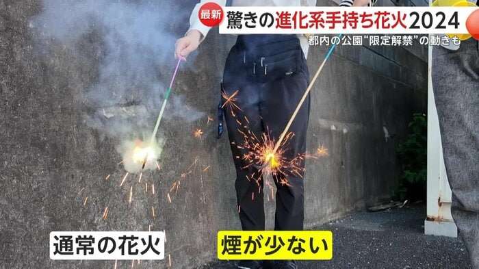 “夏休み限定”公園での「花火」解禁の動き 東京・港区、千代田区など…人気は「煙が少ない」最新花火