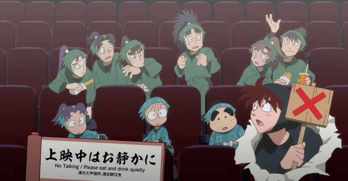 『忍たま乱太郎』土井先生の劇場マナー映像上映へ 携帯操作するヘムヘムたちを注意