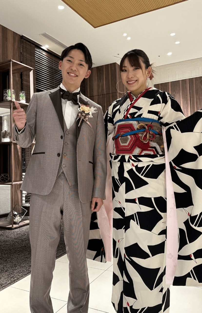 結婚式のカラードレス
