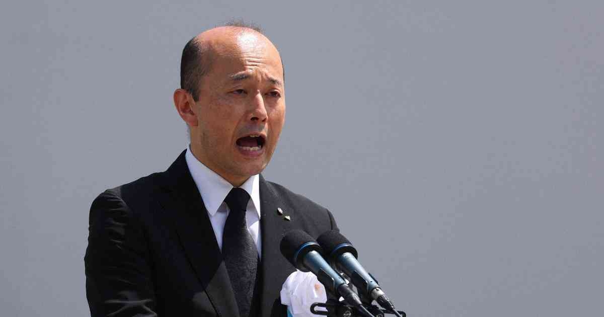 「核兵器廃絶は人類が生き残る絶対条件」長崎平和宣言、鈴木市長