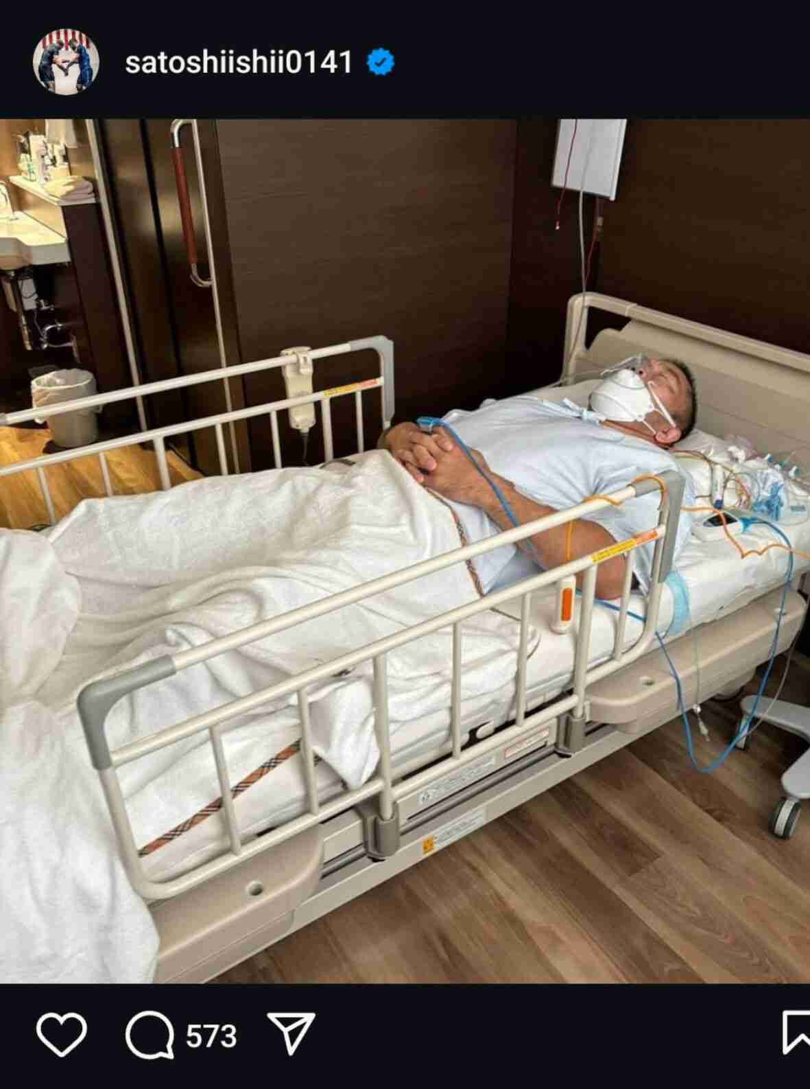 石井慧「上半身まひで動かなかった」敗血症寸前で緊急手術「生命の危機感じた」年内リハビリ専念