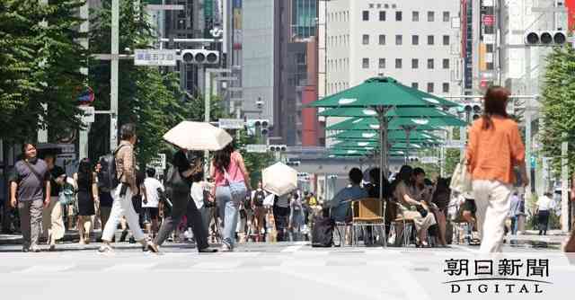 7月の熱中症疑いの死者123人、6年ぶり100人超　東京23区 [東京都]：朝日新聞デジタル