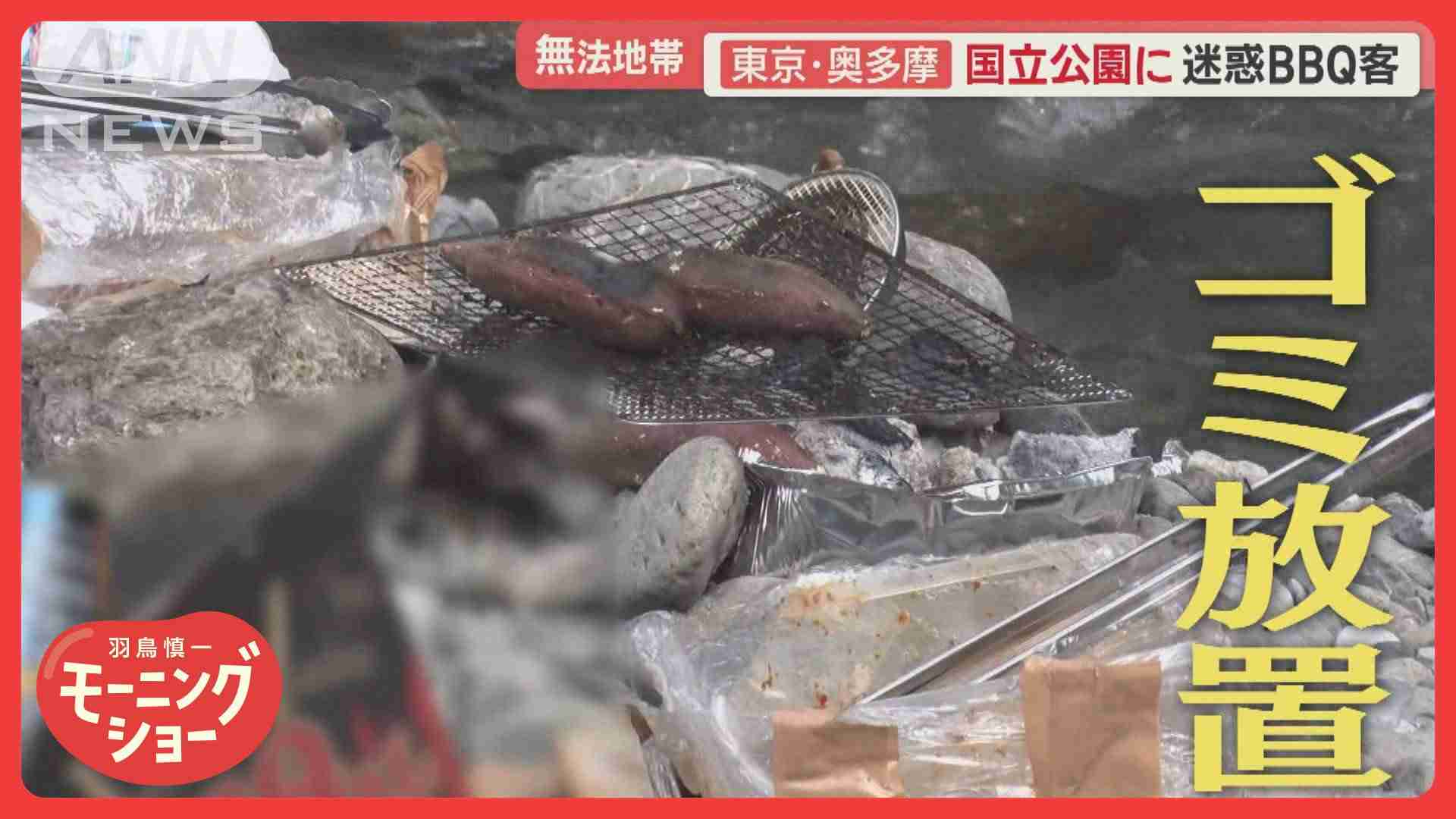 迷惑BBQ…衝撃の“光景”　大音量の音楽＆ゴミの山　美しい国立公園が「無法地帯」
