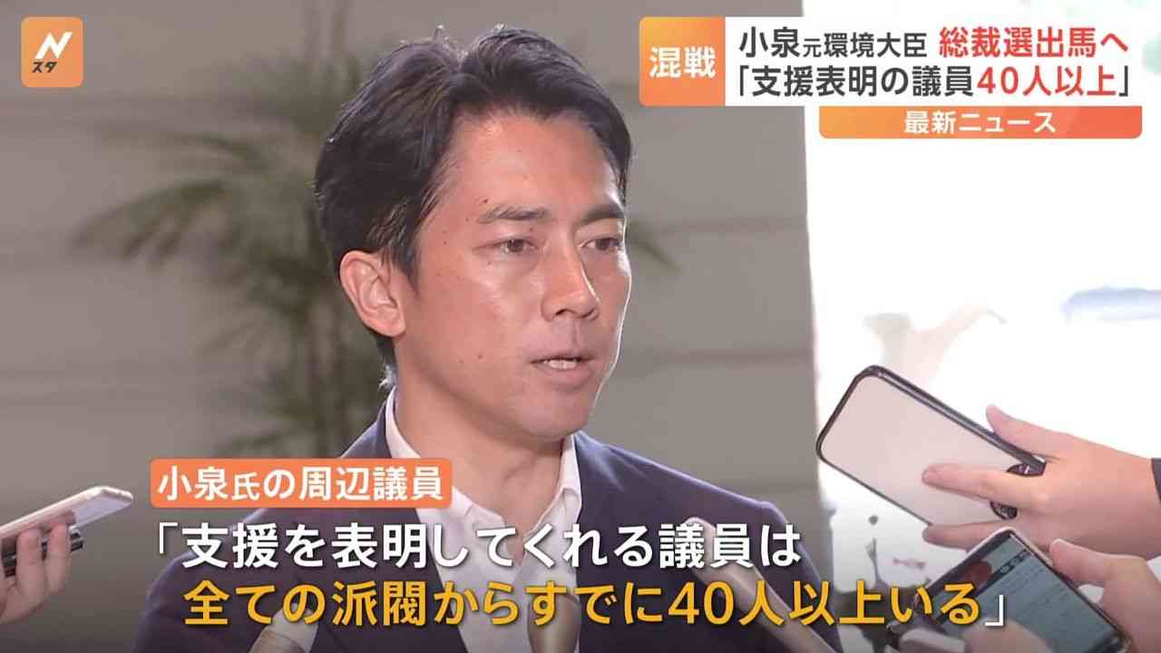 進次郎氏を支援の議員 40人以上か - Yahoo!ニュース