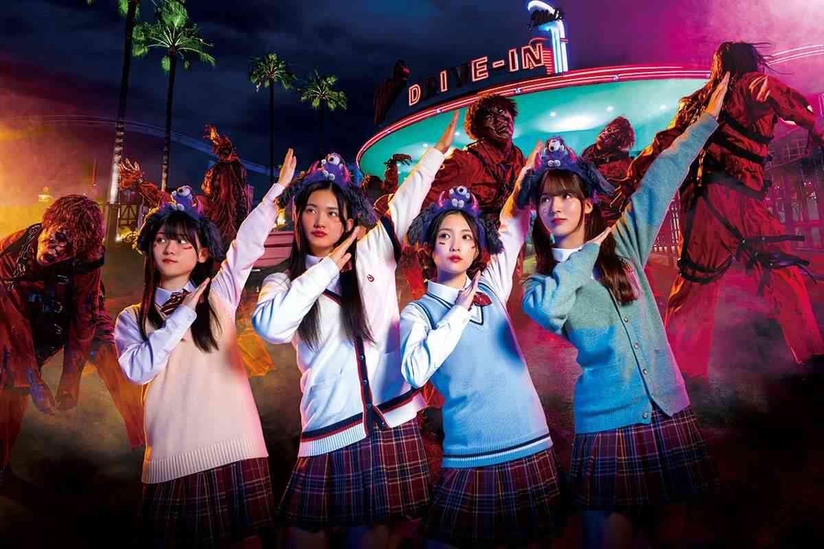 櫻坂46、制服姿でUSJ満喫 山崎天・谷口愛季・中嶋優月・山下瞳月がゾンビへ“青春”見せつける「無敵になった気分」（モデルプレス） - Yahoo!ニュース