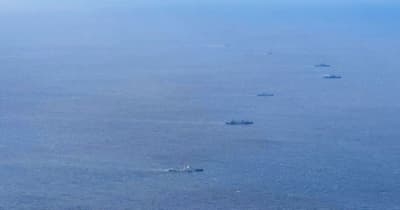 中ロ艦艇8隻が共同航行　宗谷海峡から太平洋へ ｜ 共同通信