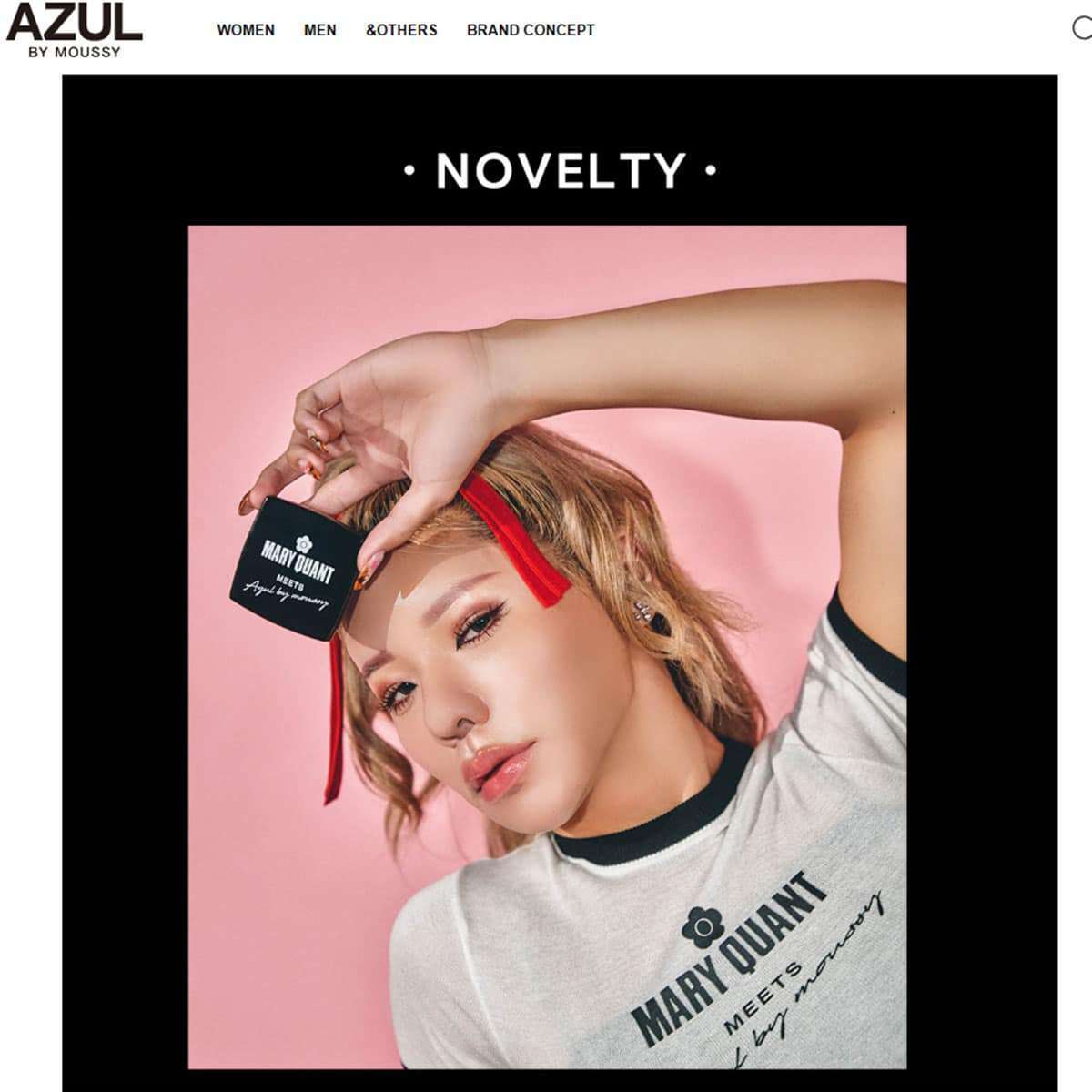 「とうあ好きだけどさすがにキツイ」ブランド「AZUL」と「MARY QUANT」のコラボ、ジェンダーレスのモデルに賛否