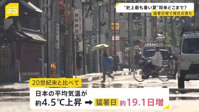 “観測史上最も暑い夏” 気温がこれ以上あがったら、どうなる?猛暑日増で複合災害や健康被害の可能性も…【news23】