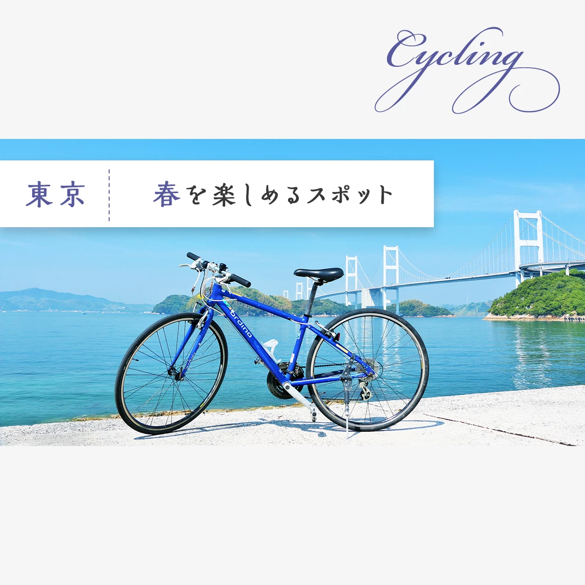 【東京・おでかけ】サイクリングしながら春を楽しめるスポット17選