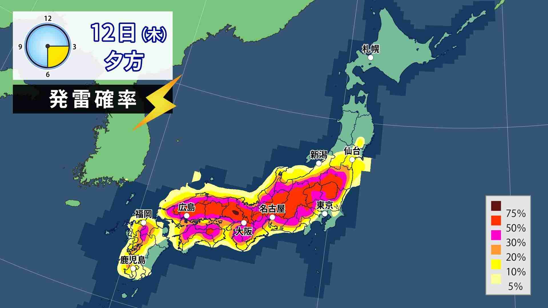 体にこたえる暑さ続く 東京都心も35℃予想 朝晩も暑さ対策を 午後は内陸中心に急な強い雨や雷雨にも注意