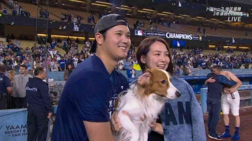 【MLB】ドジャースが3年連続の地区優勝 大谷は勝ち越しタイムリー メジャー23年ぶりの400塁打も達成