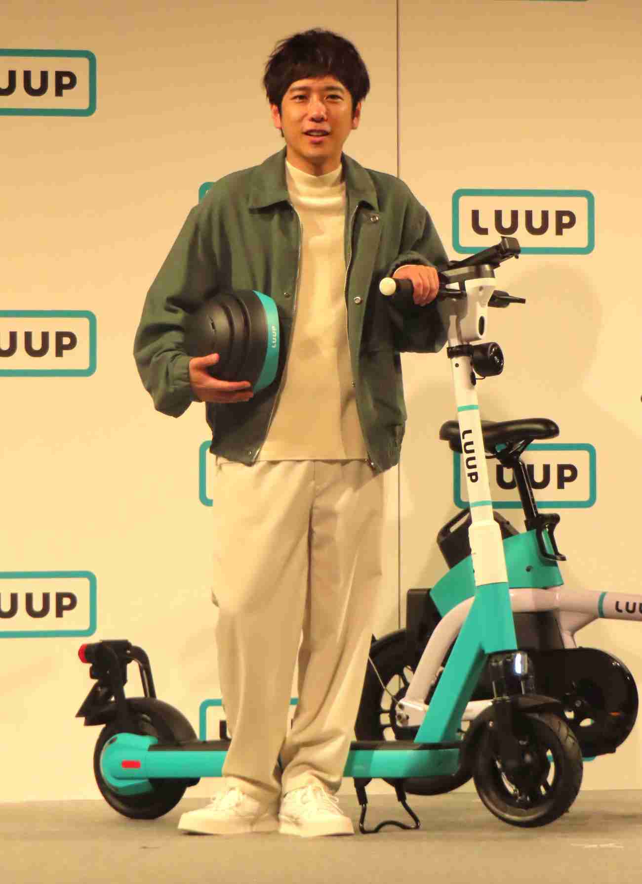 二宮和也「LUUP」乗りこなし注目浴びる「二宮丸出しだから」危険走行に苦言「悔しいです」