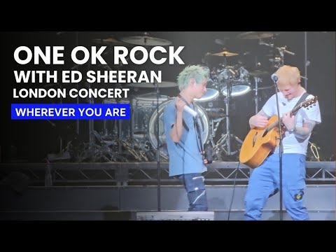 [HD] Ed Sheeran Sings in Japanese at One OK Rock London Concert – 