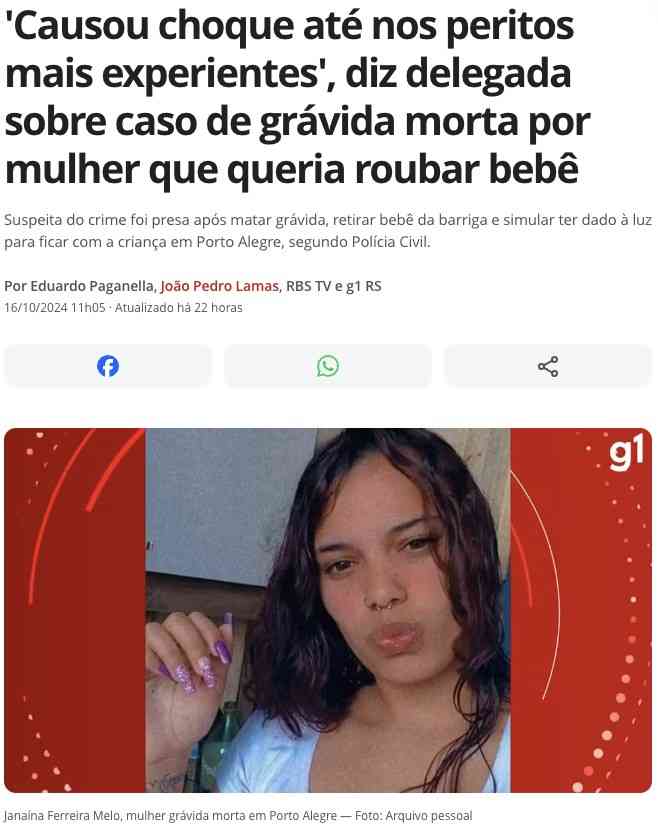《ブラジル》妊婦殺して胎児奪い出産偽装＝現場検証で専門家らも衝撃（ブラジル日報） - Yahoo!ニュース