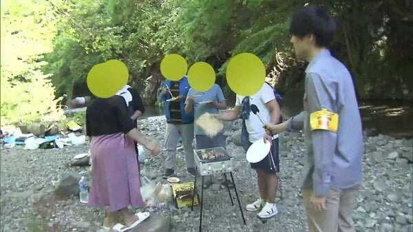 【迷惑行為】“禁止エリア”で勝手にBBQ　大音量の音楽にあわせダンス…ゴミも散乱　外国人グループを直撃｜FNNプライムオンライン