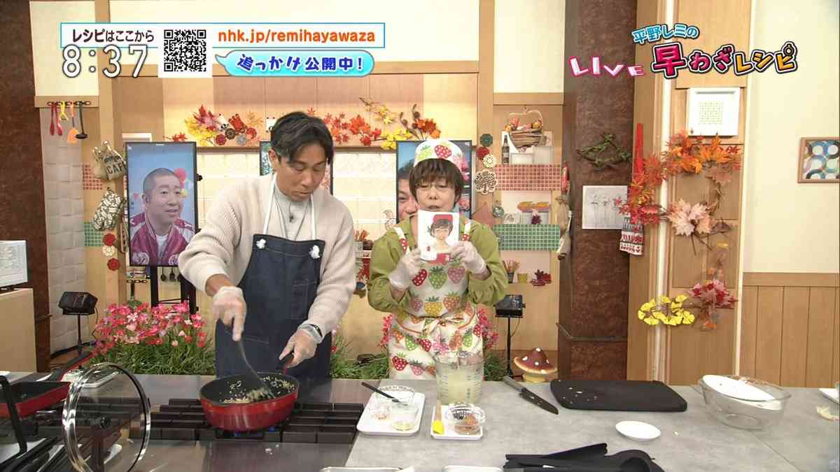 平野レミ　生放送なのに…NHKアナ大慌て「おやめください」「出さないで！」ネット爆笑「公共放送で…」