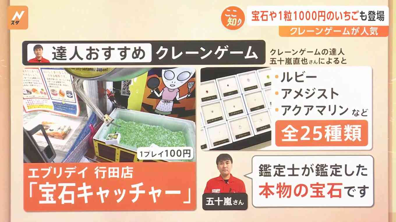 「クレーンゲーム」第3次ブーム、市場規模3000億円超、異業種からも続々参入【Nスタ解説】
