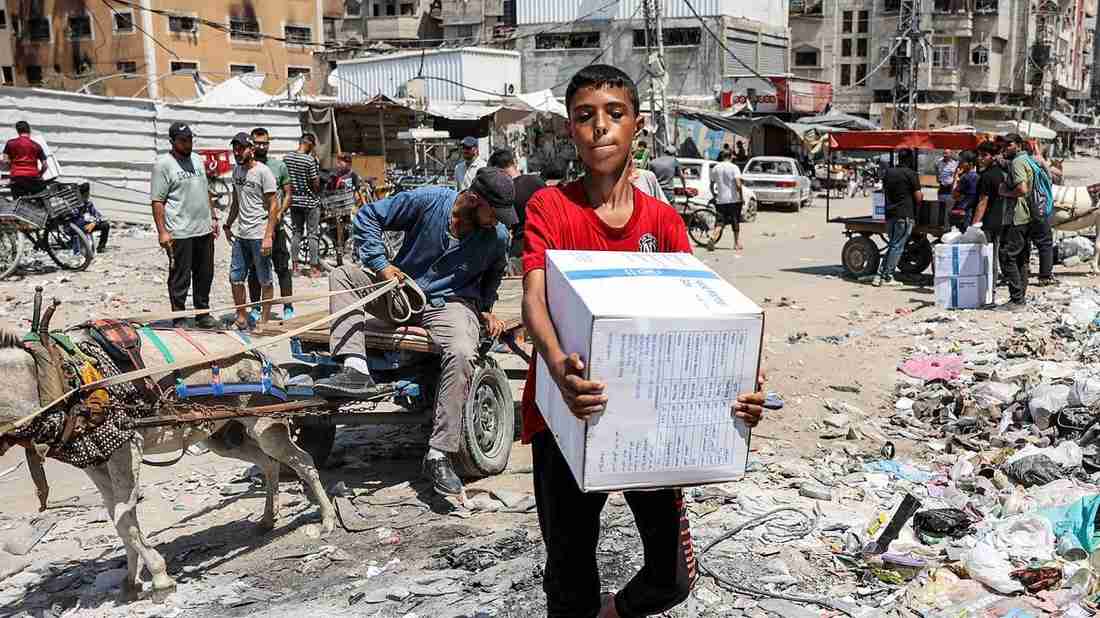 イスラエル、ガザ支援機関の活動禁止法案可決　数百万人に壊滅的な影響の恐れ - CNN.co.jp