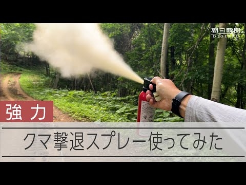 【体験】クマ撃退スプレーを使ってみた