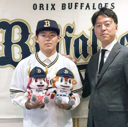 【オリックス】育成１位の大院大高・今坂幸暉が仮契約「トリプルスリー目指して」大先輩・江夏豊氏の背中追う - スポーツ報知