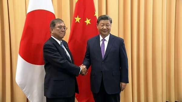 石破首相が習近平主席と初会談　日米韓3カ国の首脳会談も開催「連携を緊密に」