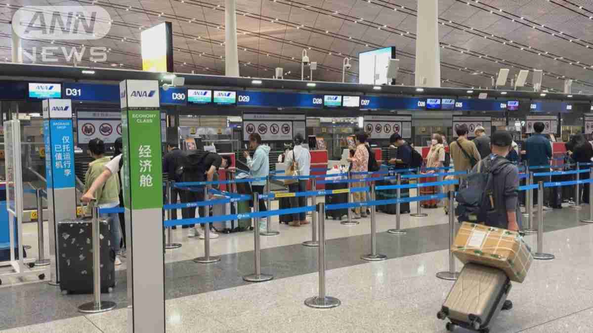 中国政府　日本からの短期ビザなし渡航の再開を検討　今月中にも再開可能性との通知