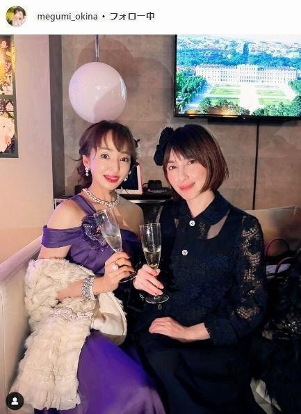 奥菜恵　「20年ぶりに再会した」セレブ美女と２ショット　ゴージャス写真に「お二人とも素敵」の声