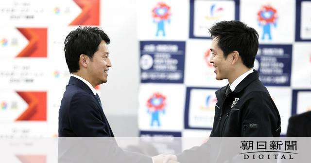 斎藤、吉村両知事「連携を確認」　出直し求めた知事選後、初顔合わせ [維新]：朝日新聞デジタル
