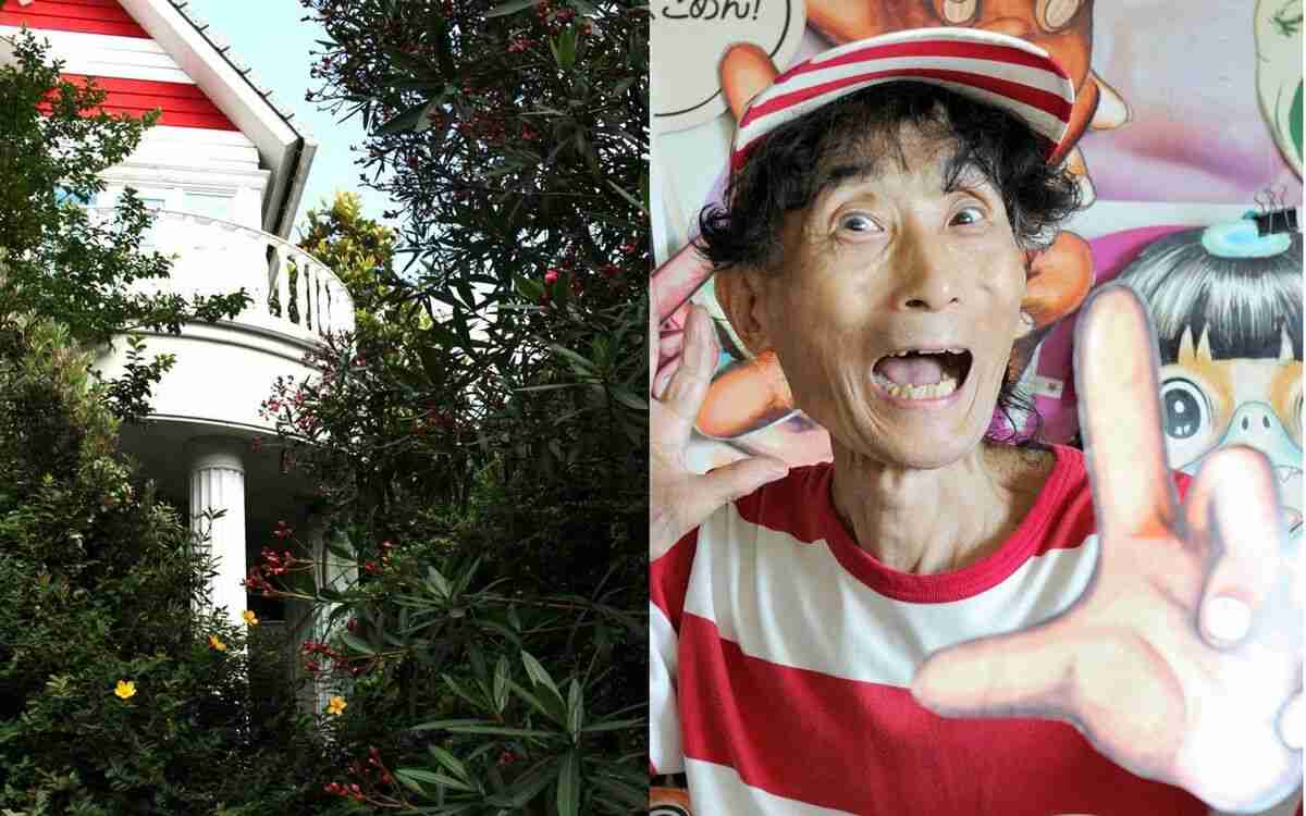 ホラー漫画家・楳図かずお（83）赤白の「まことちゃんハウス」が庭木伸び放題で廃墟寸前？　本人は…… | 文春オンライン