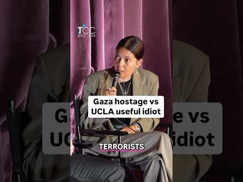 Gaza Hostage gracefully DESTROYS UCLA student. #israel #gaza