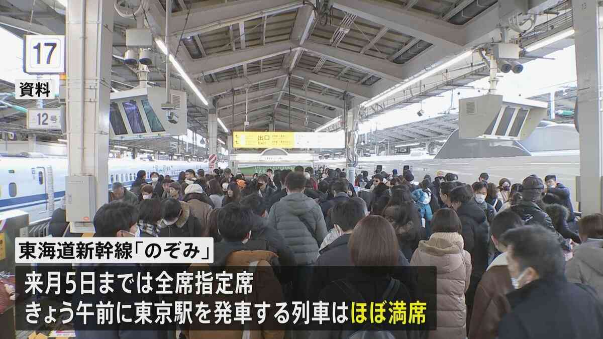 最大9連休の年末年始　帰省ラッシュはきょうがピーク　高速道路の渋滞回数は去年の約1.5倍になる予想 | TBS NEWS DIG