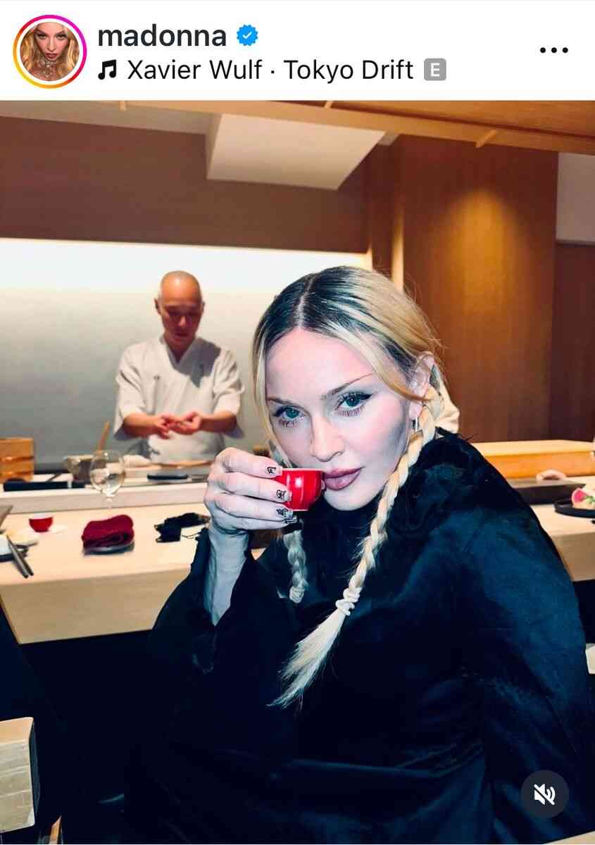 マドンナ、日本降臨！「Konbanwa」長女・ローデスさんと東京を楽しむ姿に反響「アートそのもの」