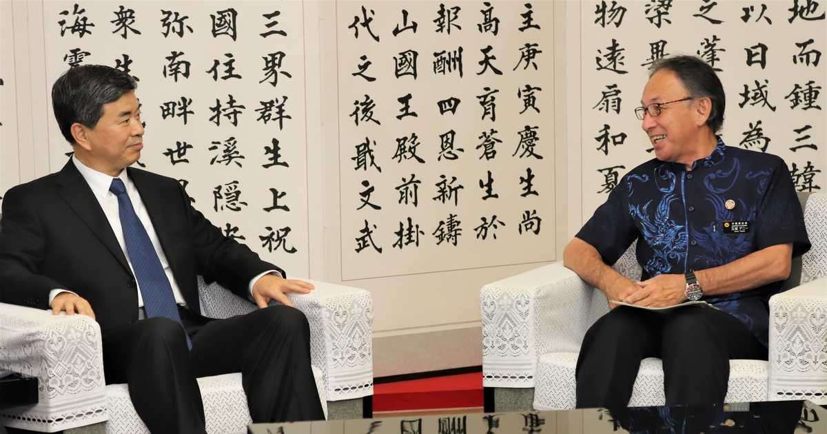 沖縄・玉城知事と会談の中国福建省トップ「まるで親戚のような関係」 - 産経ニュース