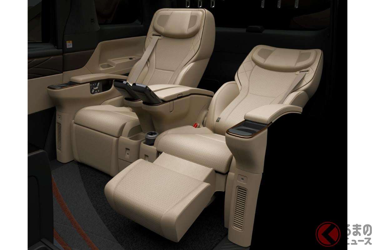 1480万円！ トヨタが「“4人乗り”アルファード」発売！ 後席2座の豪華車内がスゴい！ 超高級ミニバン「スペーシャスラウンジ」とは？