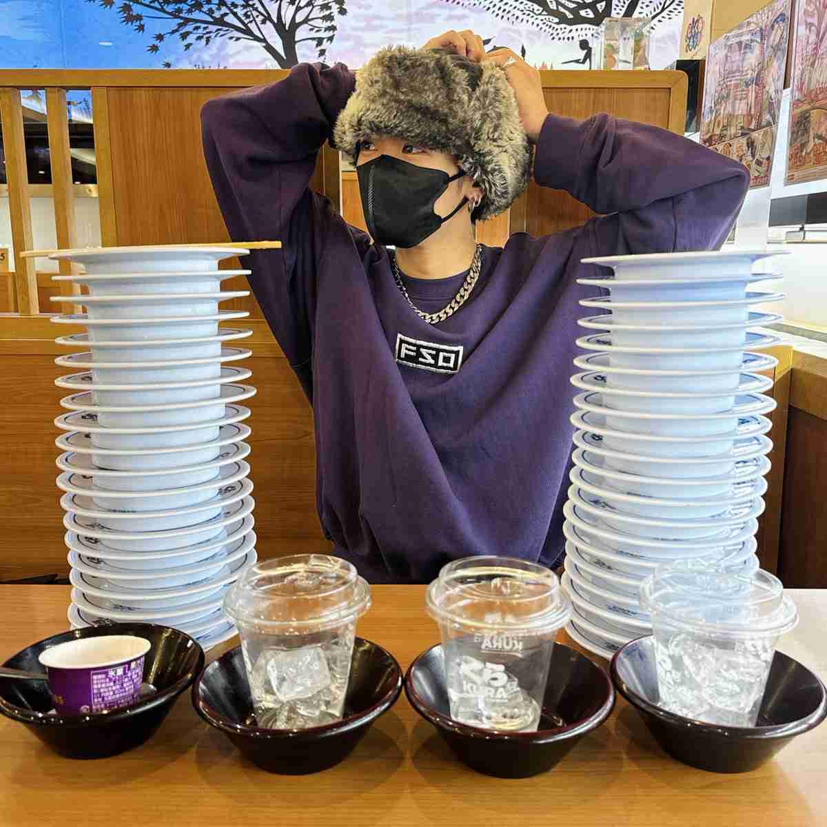 THE RAMPAGE川村壱馬　回転寿司で40皿完食「胃袋ブラックホール」「圧巻の皿タワー」の声