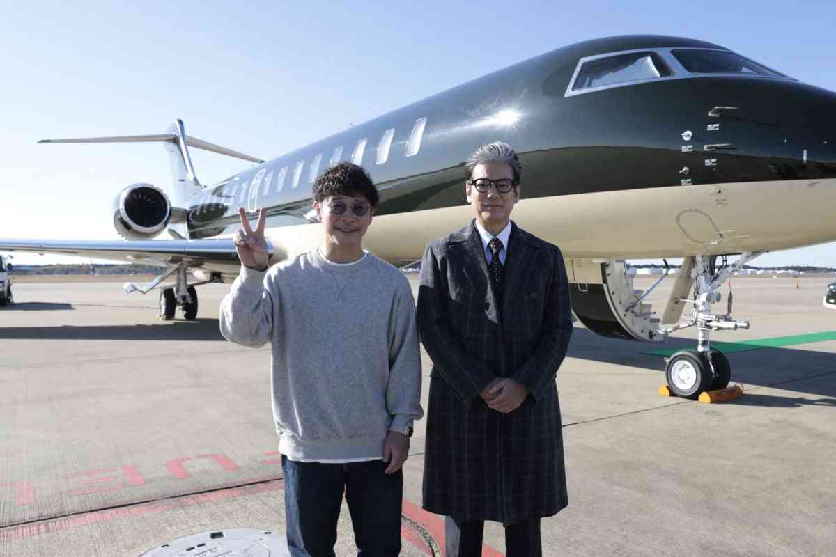 前澤友作氏、ドラマ初出演で唐沢寿明と共演 自身のプライベートジェット&超高級車とともに登場「まあまあやれましたよ(笑)」