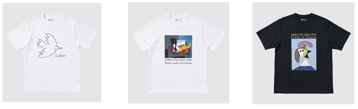 ユニクロがピカソと初コラボ。Tシャツ販売で売上寄付へ