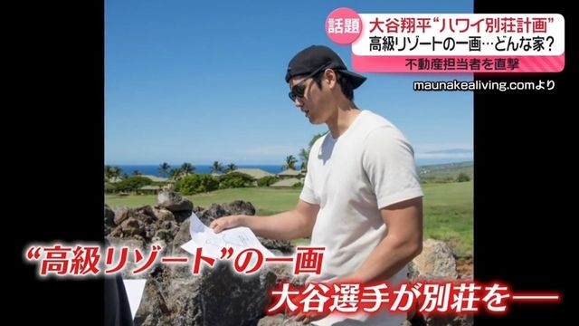大谷翔平“ハワイ別荘計画”　高級リゾートの一画に…不動産担当者を直撃（日テレNEWS NNN） - Yahoo!ニュース