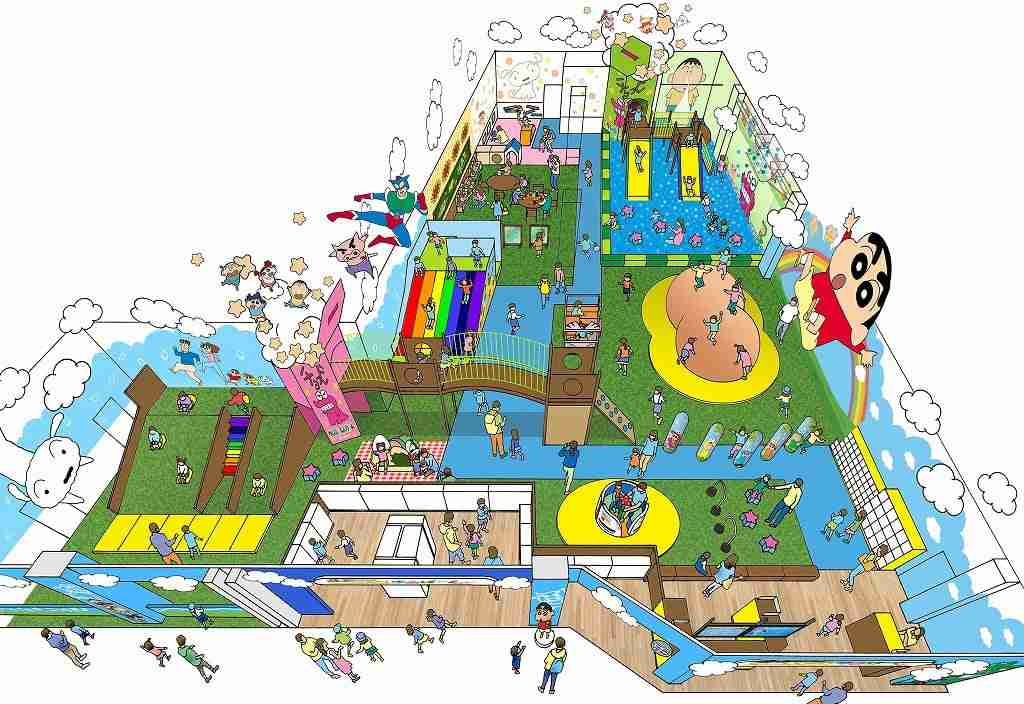 『クレヨンしんちゃん』常設施設、大阪初登場・史上最大級の規模に おしり&チョコビの遊具も