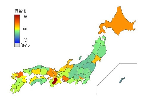 都道府県別旧七帝大＋東工大＋一橋大合格者数 - とどラン