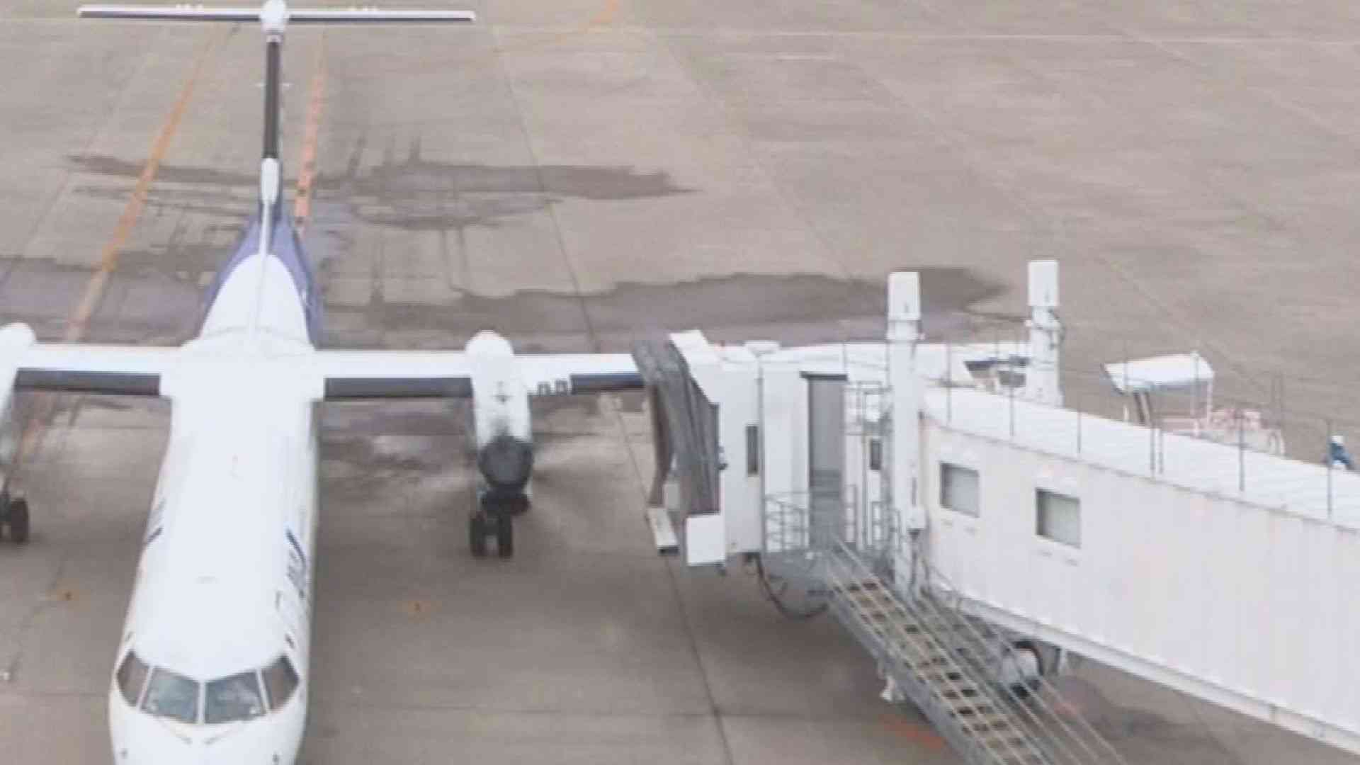 【動画あり】福島空港でANAプロペラ機がボーディングブリッジに接触　3便欠航（TUFテレビユー福島） - Yahoo!ニュース