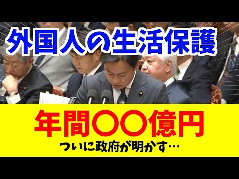 政府やっと試算…外国人の生活保護に使っている金額が明かされる