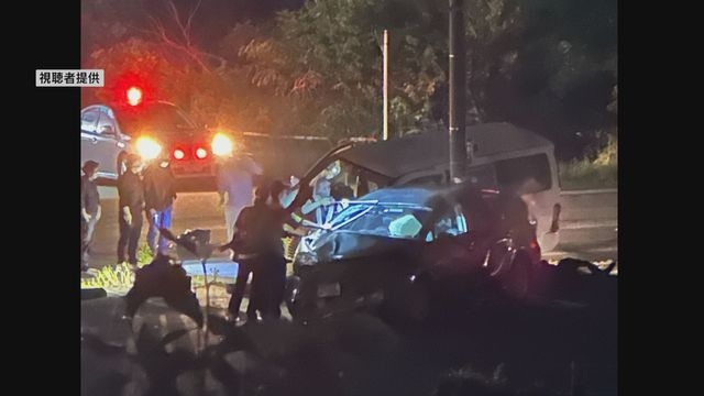 発砲5発のうち1発命中 パトカーに車で衝突した疑い 逃走のカンボジア人逮捕 山梨（YBS山梨放送） - Yahoo!ニュース