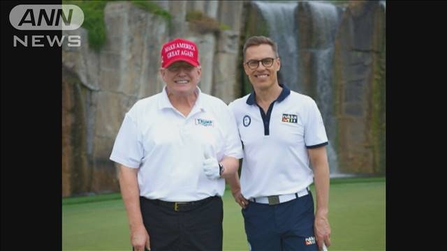 トランプ氏、フィンランド大統領と会談　グリーランド“領有”にらみ「砕氷船」購入へ（テレビ朝日系（ANN）） - Yahoo!ニュース