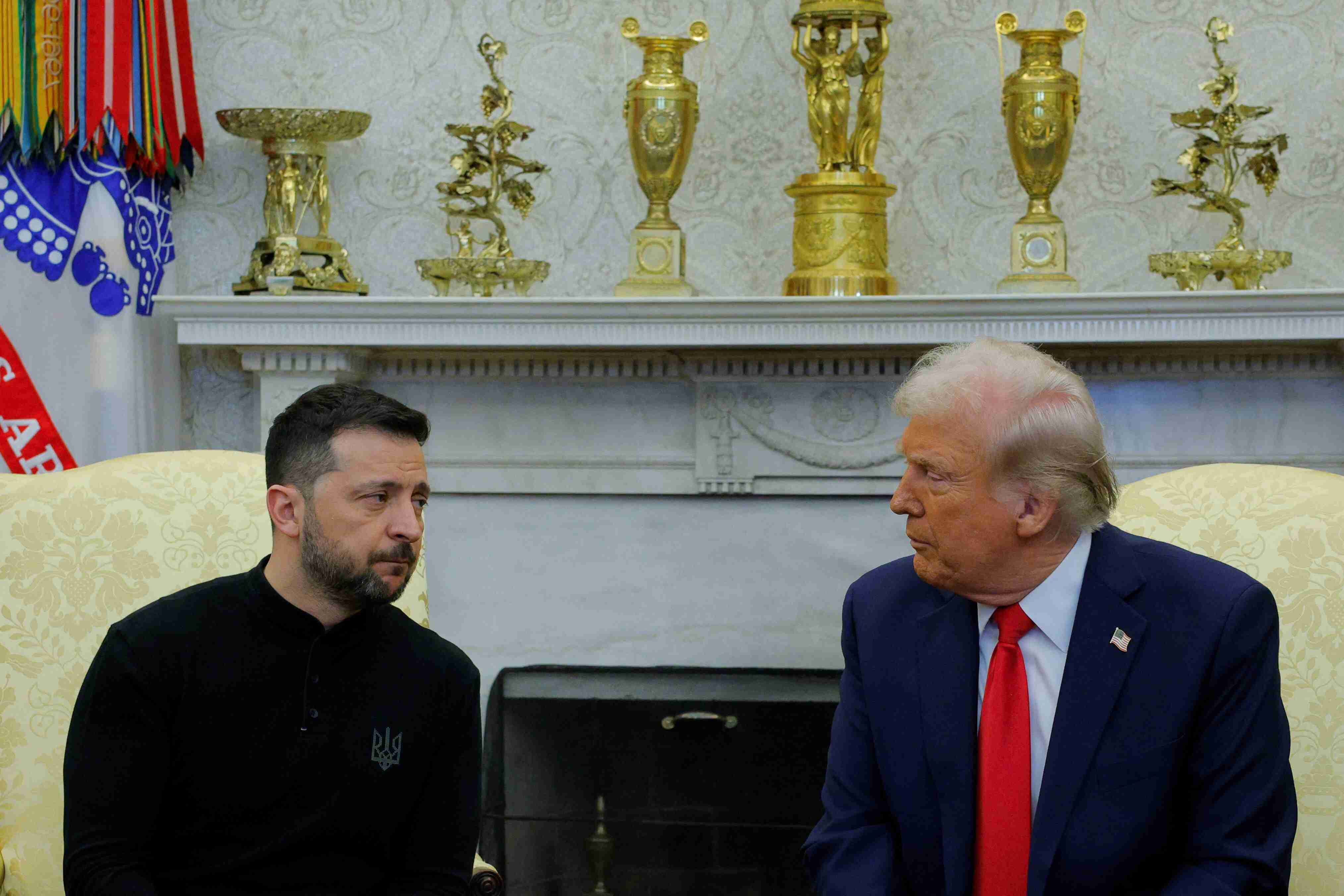 米ウクライナ首脳会談決裂、激しい口論　鉱物協定署名せず　共同記者会見は中止